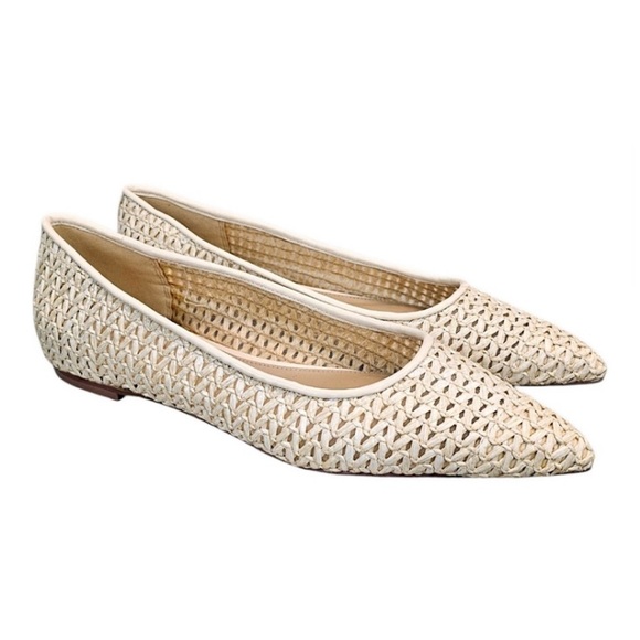 Sam Edelman Cream Woven Flats Size 8 - Picture 4 of 7